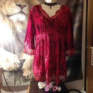 Stunning Red Velvet by ONE WORLD